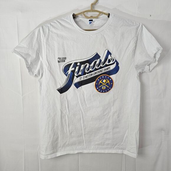 Denver Nuggets T shirt Locker Room 22’-23’ Western Conference Champs Large - Picture 1 of 10